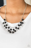 Paparazzi Really Rococo - Black Necklace