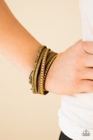 Paparazzi Once Upon A SHOWTIME - Brass Wrap Bracelet
