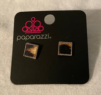 Paparazzi Starlet Shimmer - Animal Print Earrings