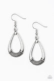 Paparazzi Trending Texture - Silver Earrings