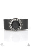 Paparazzi Rebel Razzle - Black Wrap Bracelet