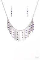 Paparazzi Harlem Hideaway - Purple Necklace