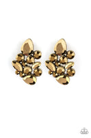 Paparazzi Galaxy Glimmer - Brass Earrings