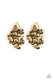 Paparazzi Galaxy Glimmer - Brass Earrings