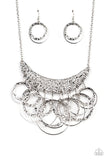 Paparazzi Metro Eclipse - Silver Necklace