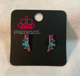 Paparazzi Starlet Shimmer - Multi Rhinestone Earrings