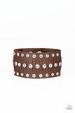 Paparazzi Now Taking The Stage - Brown Wrap Bracelet