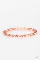 Paparazzi Seven Figure Fabulous - Copper Bracelet