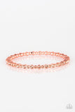 Paparazzi Seven Figure Fabulous - Copper Bracelet