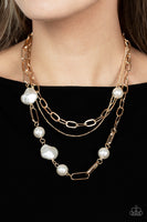 Paparazzi Modern Innovation - Gold Necklace