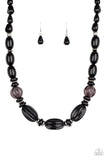 Paparazzi High Alert - Black Necklace