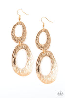 Paparazzi Ive SHEEN It All - Gold Earrings