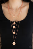 Paparazzi Medallion Marvel - Copper Necklace
