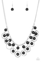 Paparazzi Really Rococo - Black Necklace