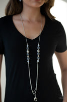Paparazzi Native New Yorker - White Lanyard Necklace