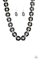 Paparazzi Fashionista Fever - Black Necklace