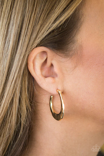Paparazzi HOOP Me Up! - Gold Hoop Earrings
