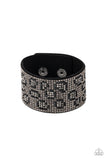 Paparazzi Cheetah Couture - Silver Wrap Bracelet
