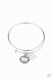 Paparazzi Mind, Body, and SOL - White Bracelet