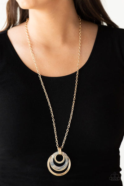 Paparazzi Coast Coasting - Gold Necklace