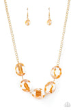 Paparazzi Cosmic Closeup - Gold Necklace