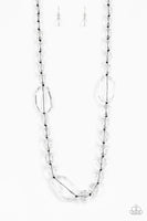 Paparazzi Malibu Masterpiece - White Necklace