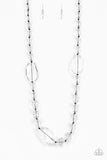 Paparazzi Malibu Masterpiece - White Necklace