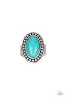 Paparazzi Desert Heat - Blue Ring