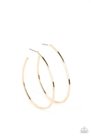Paparazzi Cool Curves - Gold Hoop Earrings