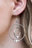Paparazzi Center of Attraction - Silver Earrings