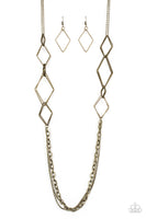 Paparazzi Fashion Fave - Brass Necklace