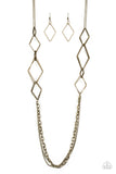 Paparazzi Fashion Fave - Brass Necklace