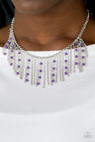 Paparazzi Harlem Hideaway - Purple Necklace