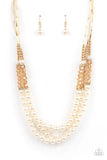 Paparazzi Powerhouse Perfection - Gold Necklace