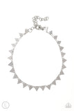 Paparazzi Sand Shark - Silver Anklet