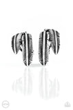 Paparazzi Things QUILL Work Out - Silver Clip-Oh Earrings