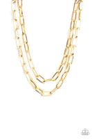 Paparazzi Make A CHAINge - Gold Necklace
