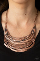 Paparazzi Read Between The VINES - Copper Necklace