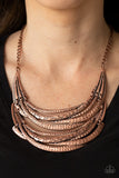 Paparazzi Read Between The VINES - Copper Necklace