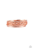 Paparazzi Straight Street - Copper Bracelet