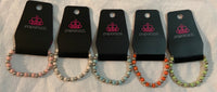 Paparazzi Starlet Shimmer Silver Beaded bracelets
