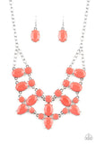 Paparazzi Goddess Glow - Orange Necklace