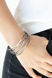 Paparazzi Down To The Wire - Black Bracelet