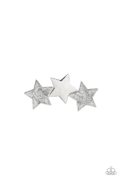 Paparazzi Dont Get Me STAR-ted!- Silver Hair Clip