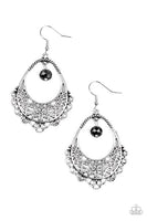 Paparazzi Garden Society - Black Earrings