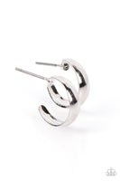 Paparazzi Mini Magic - Silver Hoop Earrings