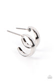 Paparazzi Mini Magic - Silver Hoop Earrings