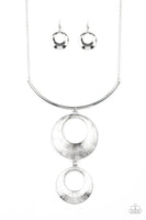 Paparazzi Egyptian Eclipse - Silver Necklace