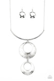 Paparazzi Egyptian Eclipse - Silver Necklace