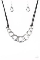 Paparazzi Naturally Nautical - Black Necklace